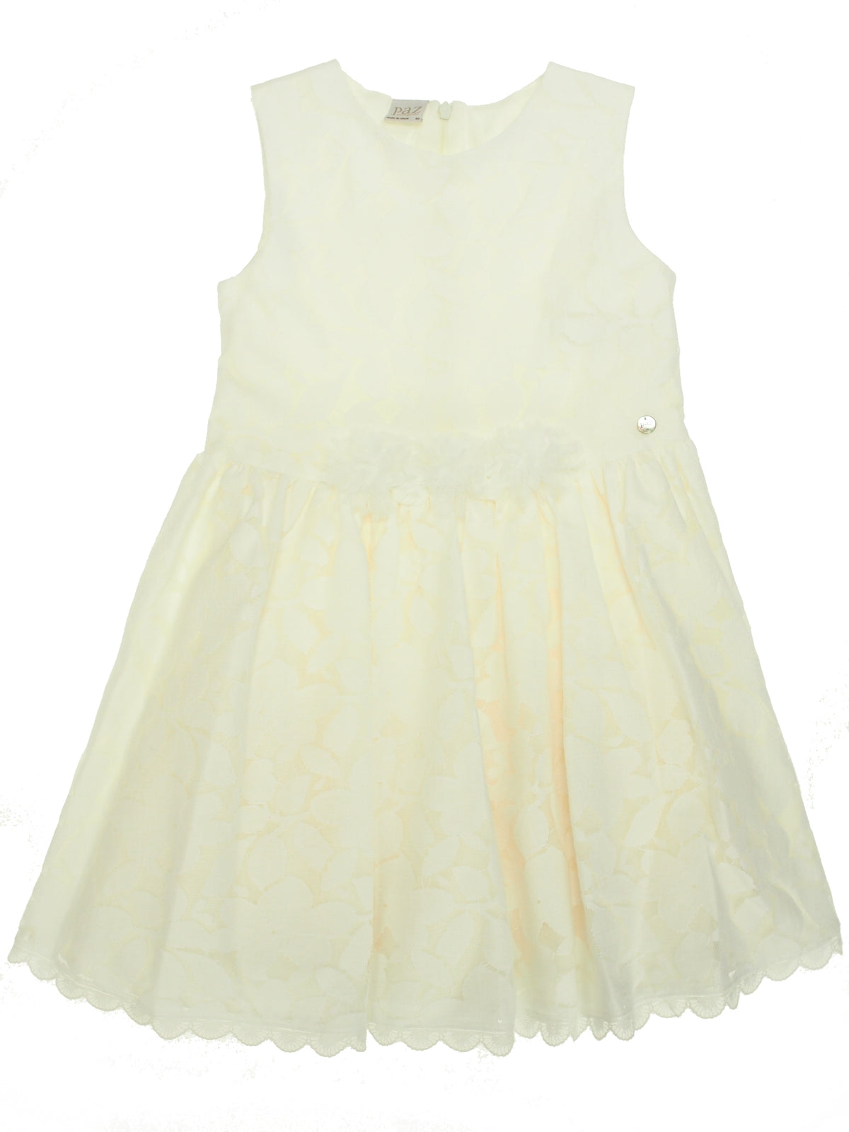 Vestido Creme / Pérola para Menina - Paz Rodriguez