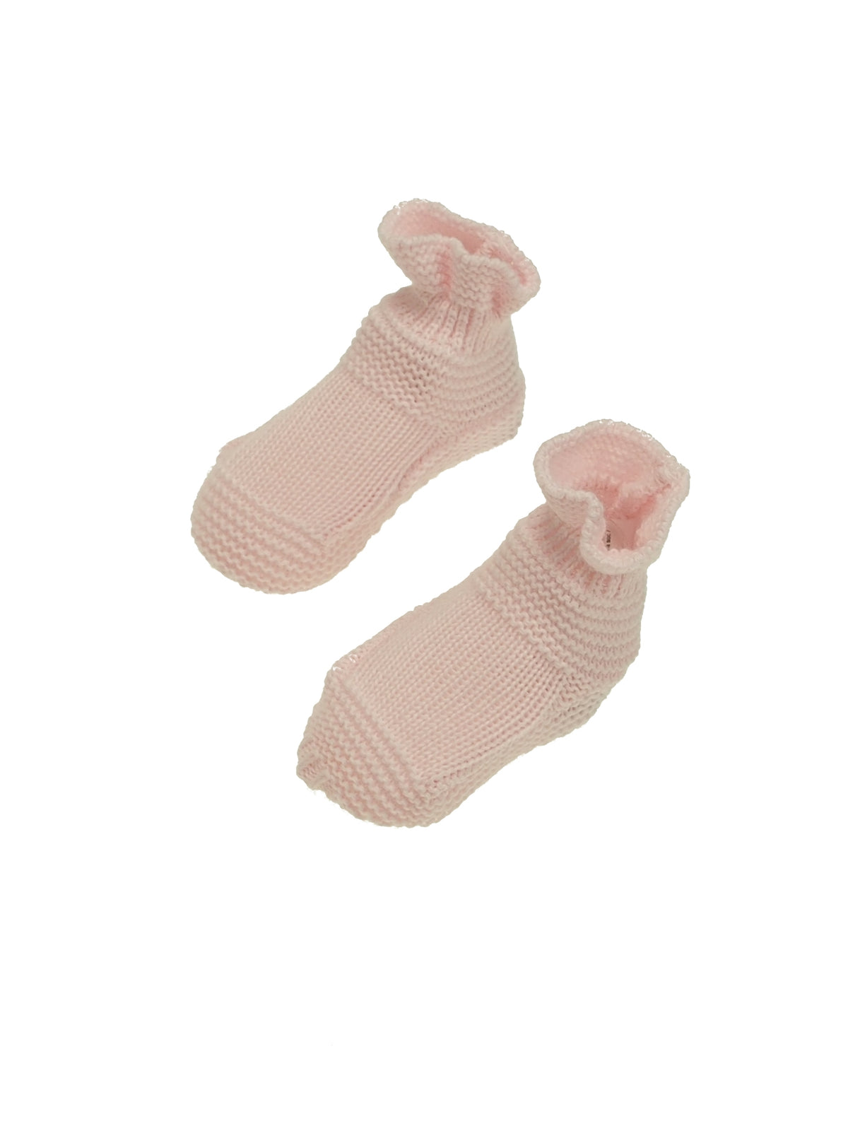 Patucos Rosa para Bebé Menina - Paz Rodriguez