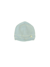 Gorro Celeste para Bebé Menino - Paz Rodriguez