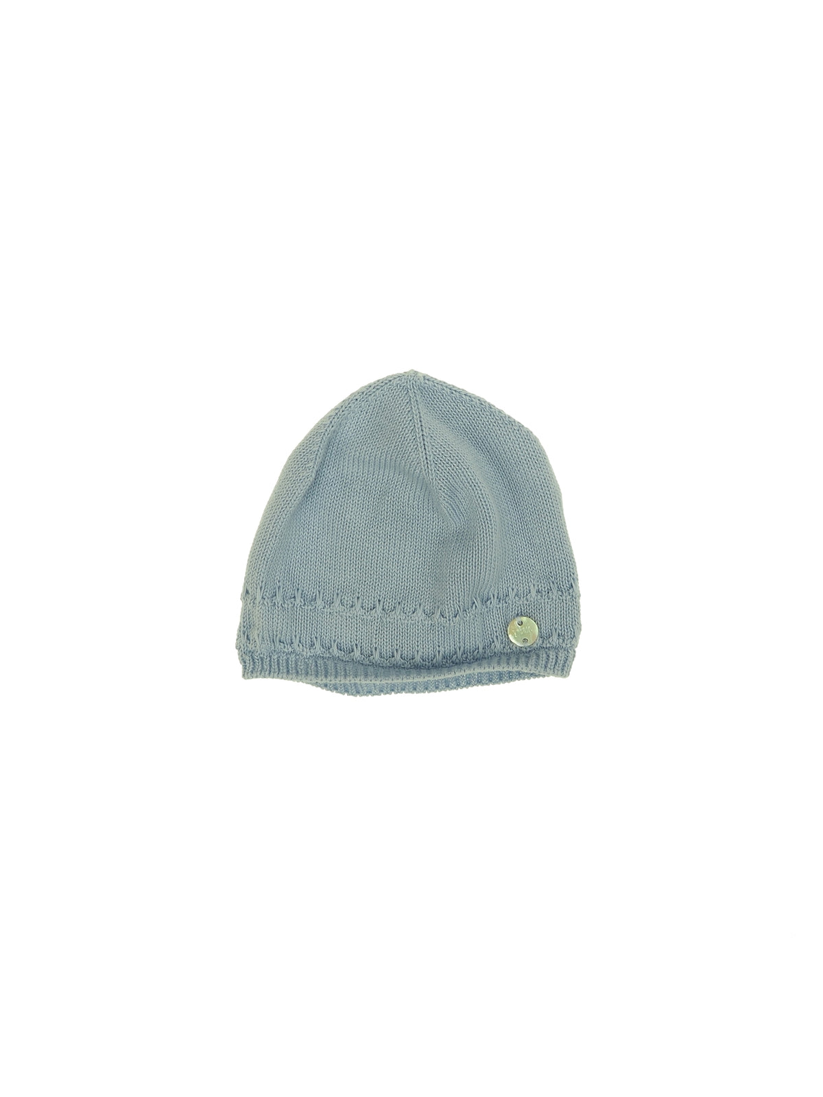 Gorro Azul Céu para Bebé Menino - Paz Rodriguez