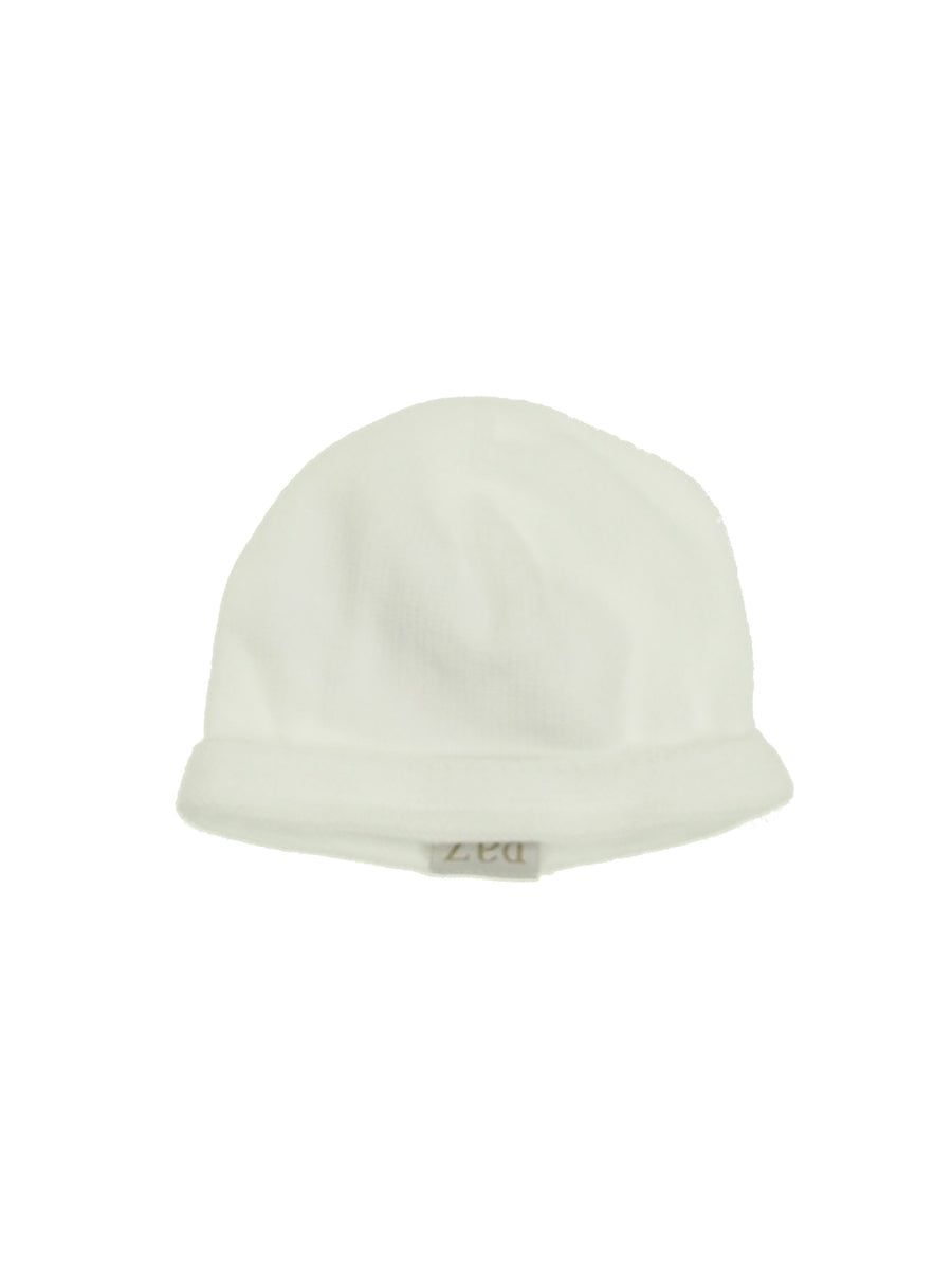 Gorro Branco para Bebé Menina - Paz Rodriguez
