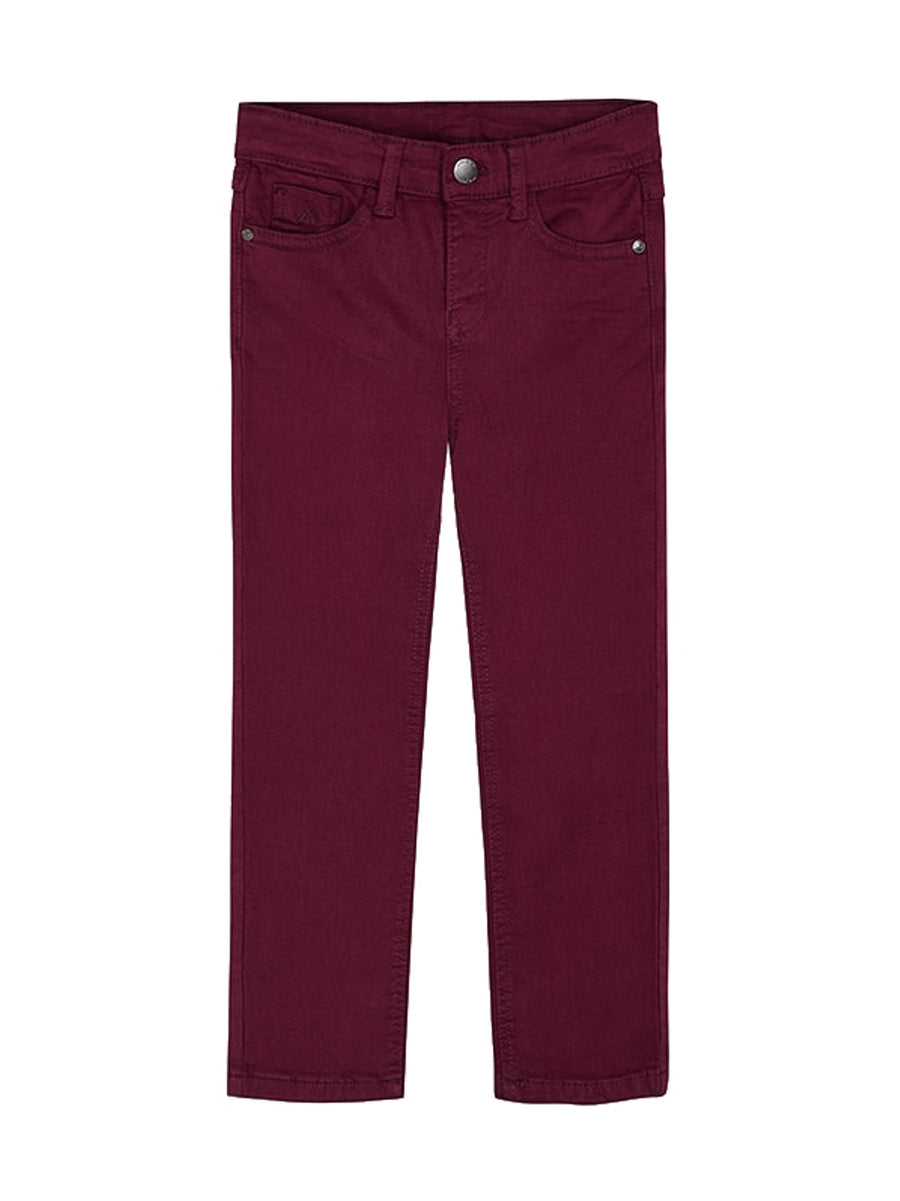 Calça 5b slim fit basica Bordeaux   (Bordeaux)  para Menino - Mayoral