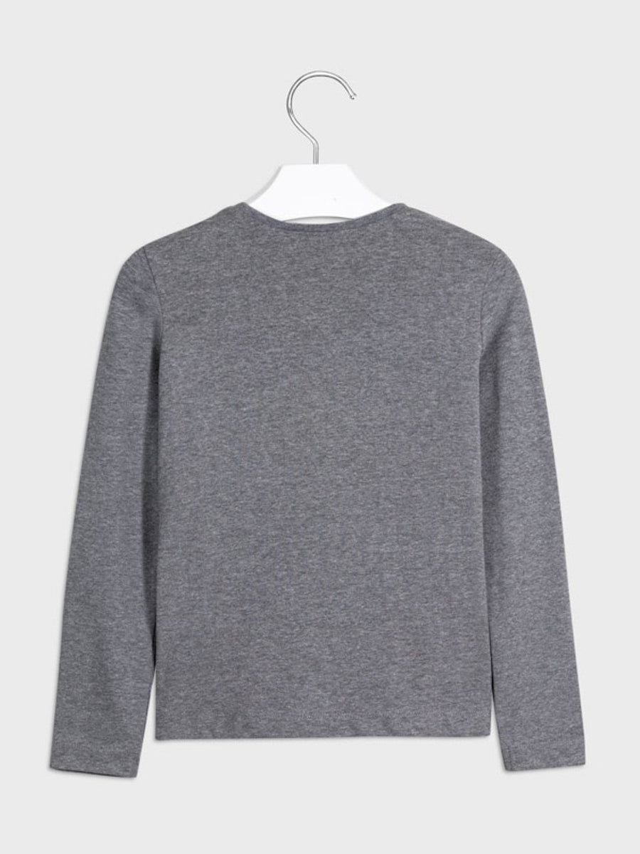 Camiseta básica Aço vig.   (Cinza)  para Menina - Mayoral