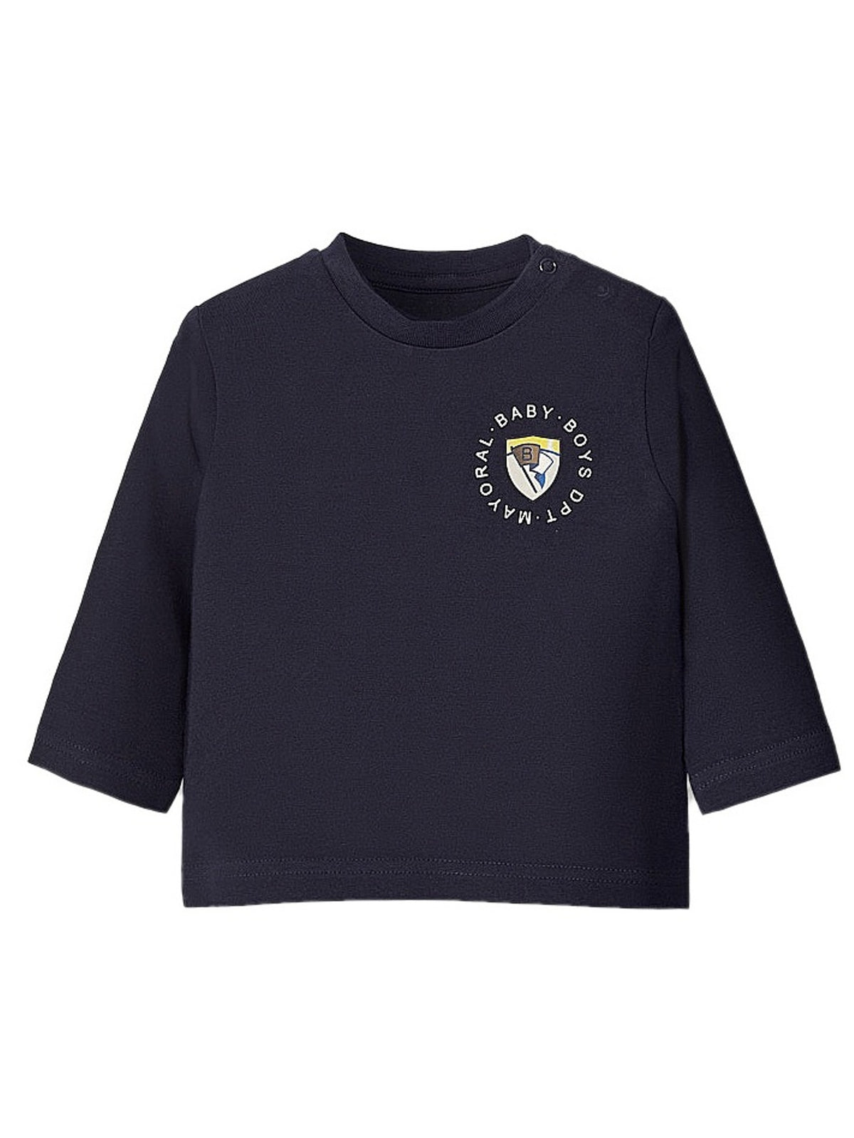 Camiseta m/comp. escudo Marinho    (Marinho)  para Bebé Menino - Mayoral