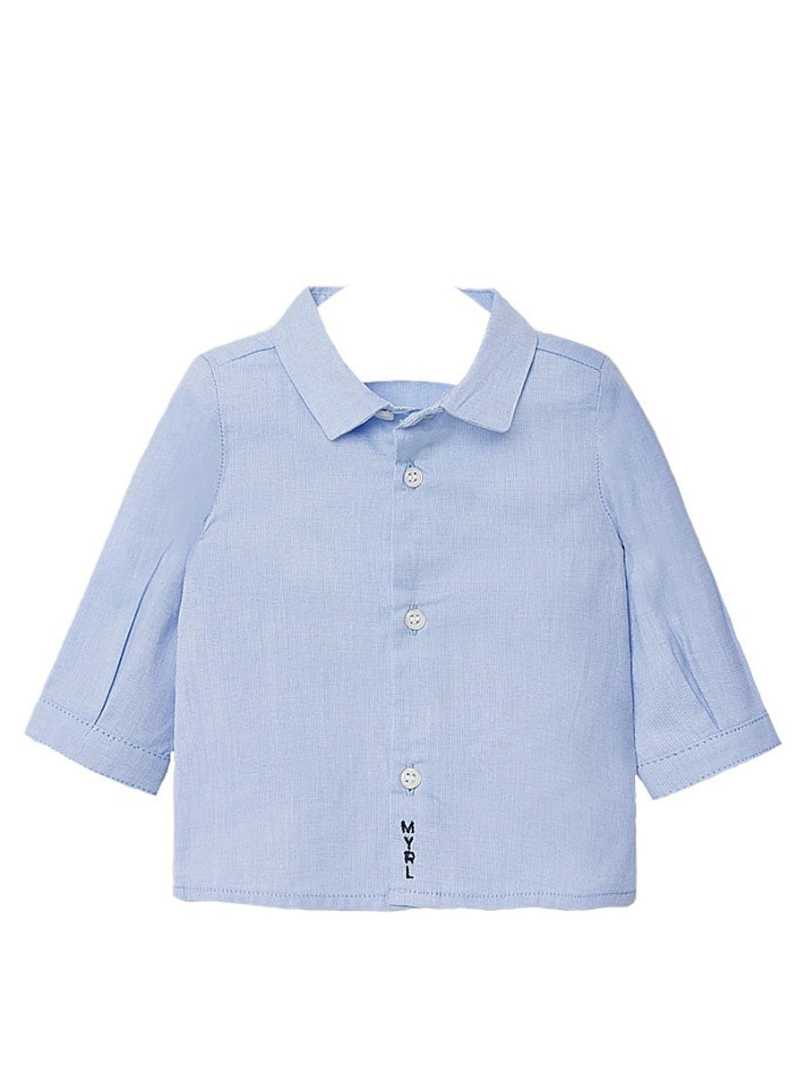 Camisa m/comprida Celeste    (Celeste)  para Bebé Menino - Mayoral