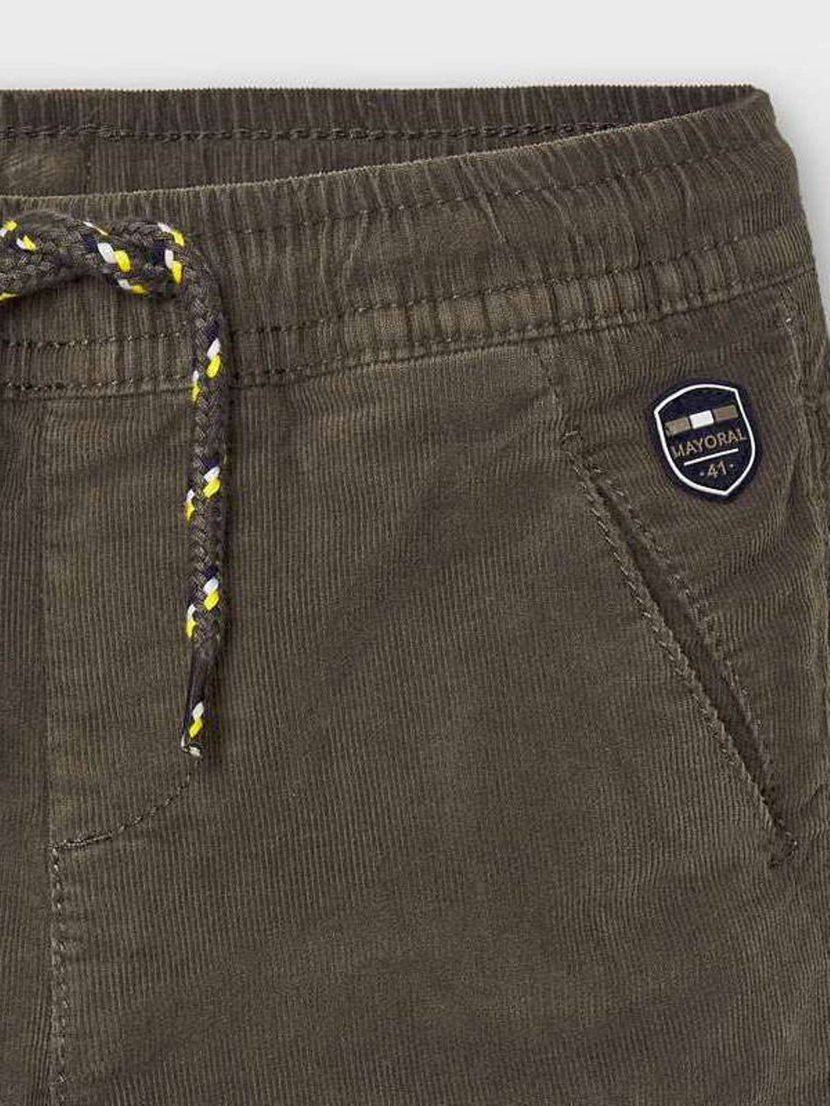 Calça bombazina forrada Chocolate  (Castanho Escuro)  para Bebé Menino - Mayoral