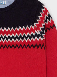 Conj.calça tricô jacquard Cinza escu (Cinza Escuro)  para Bebé Menino - Mayoral