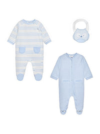 Set 2 pijamas e babetes Azul céu   (Azul)  para Bebé Menino - Mayoral