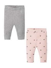 Pack Leggings x2 Chumbo vig (Cinza)  para Bebé Menina - Mayoral