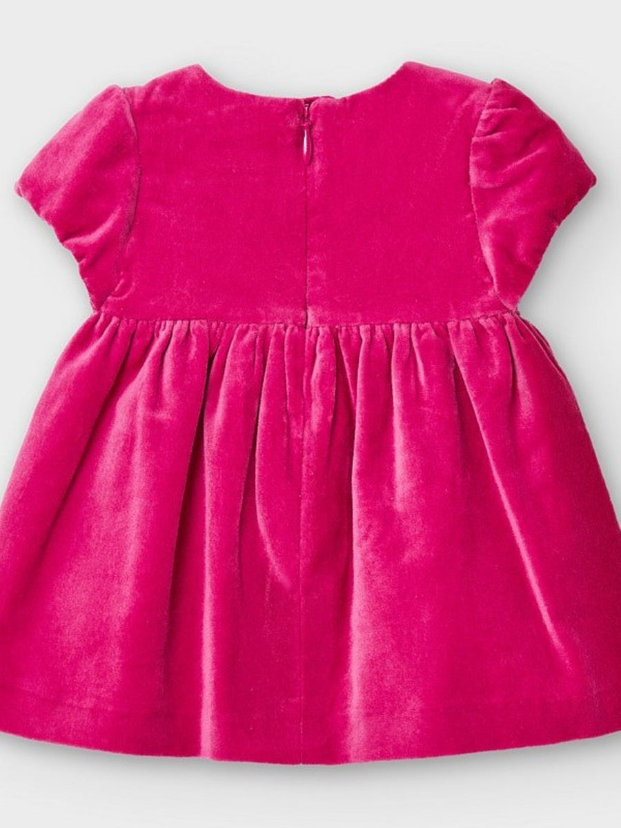 Vestido bombaz. com touca Granã      (Bordeaux)  para Bebé Menina - Mayoral