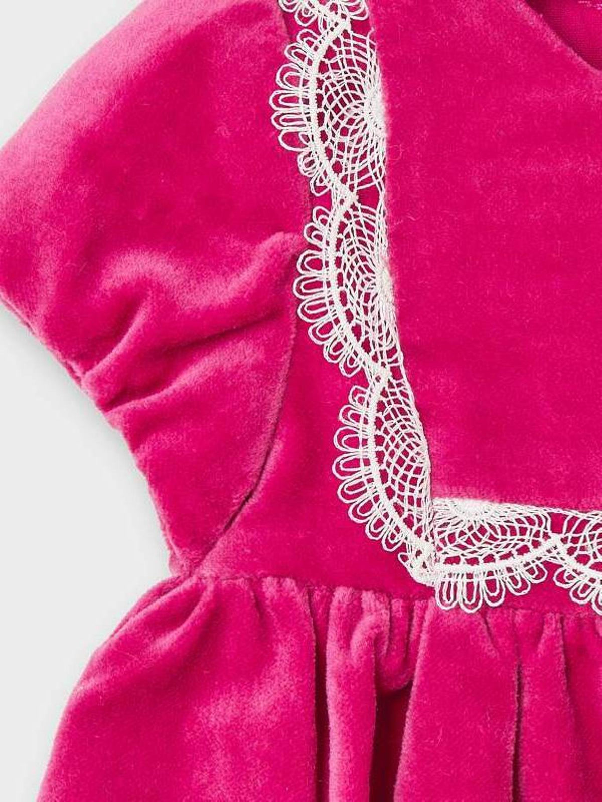 Vestido bombaz. com touca Granã      (Bordeaux)  para Bebé Menina - Mayoral