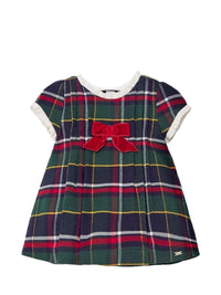 Vestido xadrez V.garrafa  (Verde Escuro)  para Bebé Menina - Mayoral