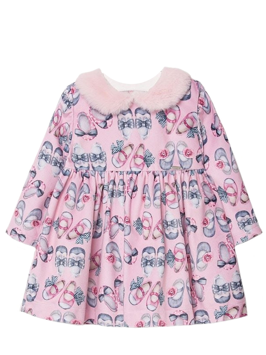Vestido sapatos Rosa       (Rosa)  para Bebé Menina - Mayoral