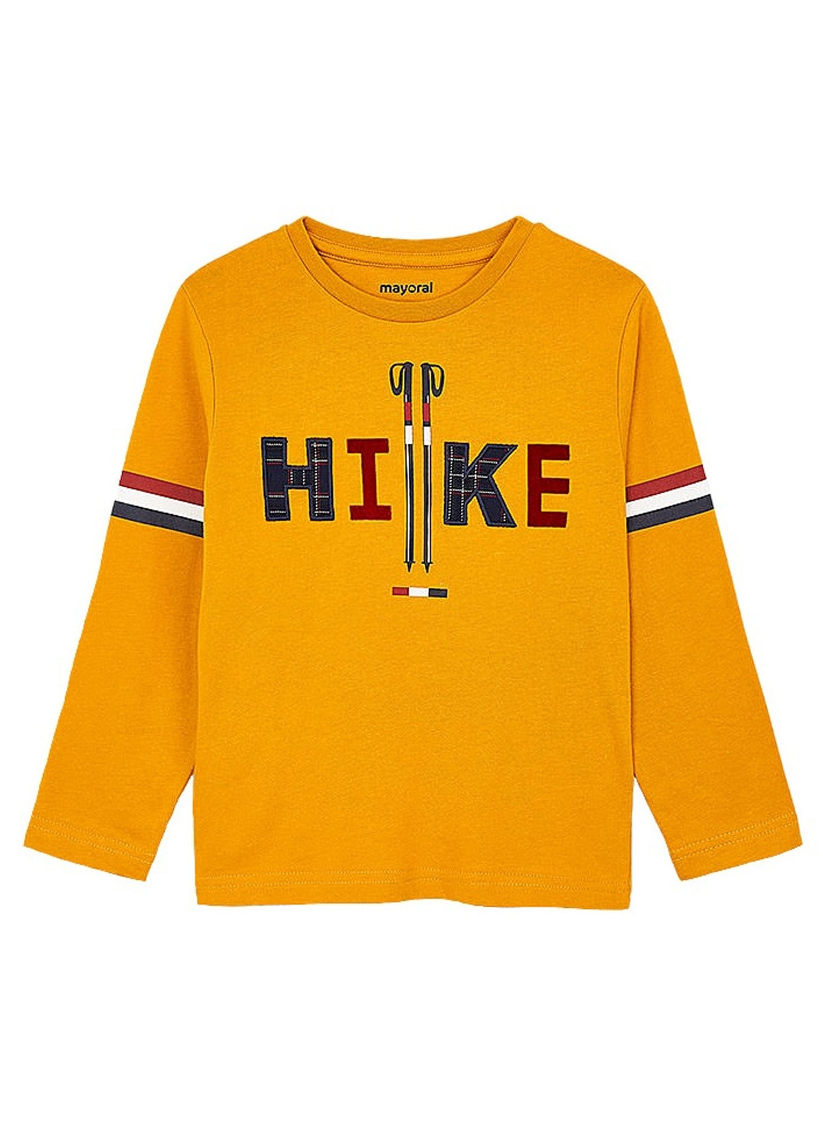 Camiseta m/comp. aplicações Trigo      (Amarelo Ocre)  para Menino - Mayoral