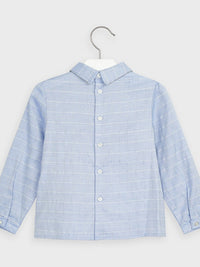 Blusa gola laço Azul       (Marinho)  para Menina - Mayoral