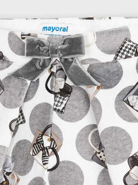 Bermuda veludo bolsos Aço        (Cinza)  para Menina - Mayoral