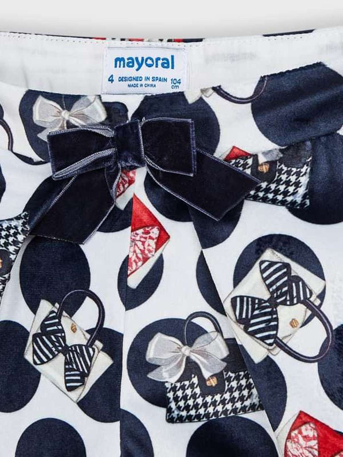 Bermuda veludo bolsos Marinho    (Marinho)  para Menina - Mayoral