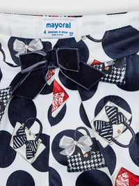 Bermuda veludo bolsos Marinho    (Marinho)  para Menina - Mayoral