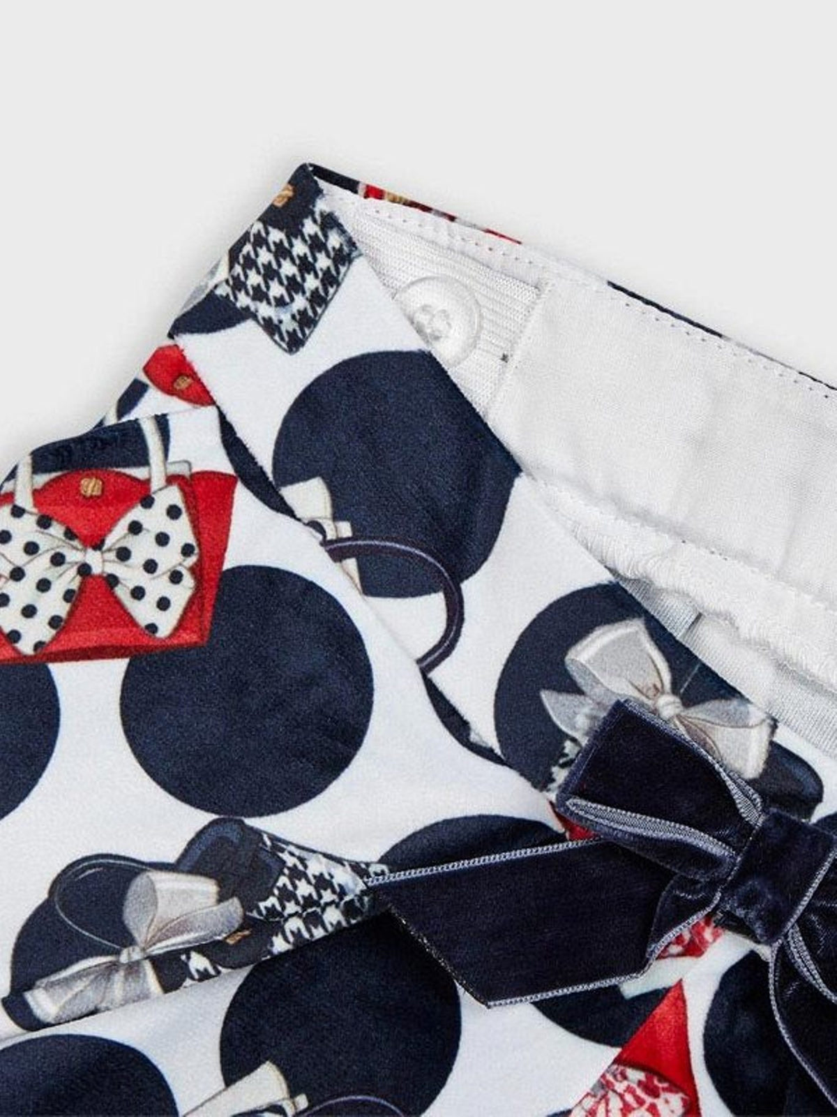 Bermuda veludo bolsos Marinho    (Marinho)  para Menina - Mayoral