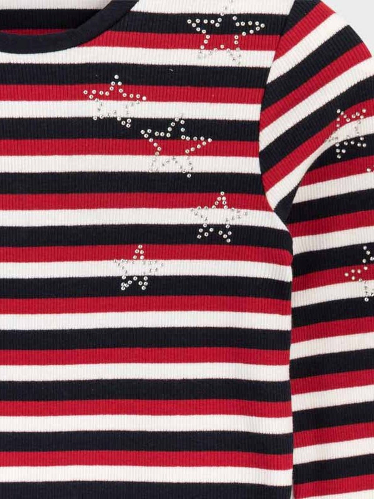 Camisola riscas Carmin     (Vermelho)  para Menina - Mayoral