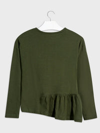 Camisola estrela glitter Verde      (Verde)  para Menina - Mayoral