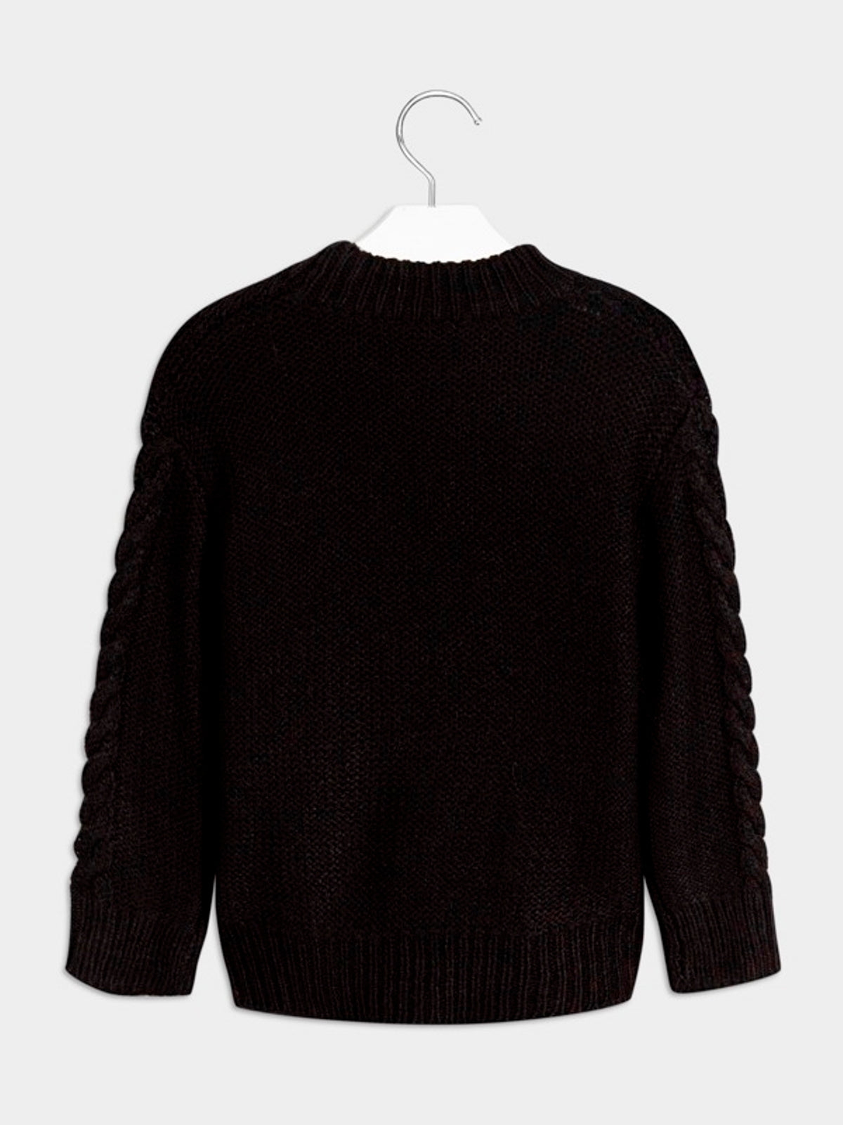 Jersey tricot tranças Preto      (Preto)  para Menina - Mayoral