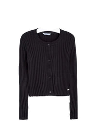 Casaco tricot Preto      (Preto)  para Menina - Mayoral