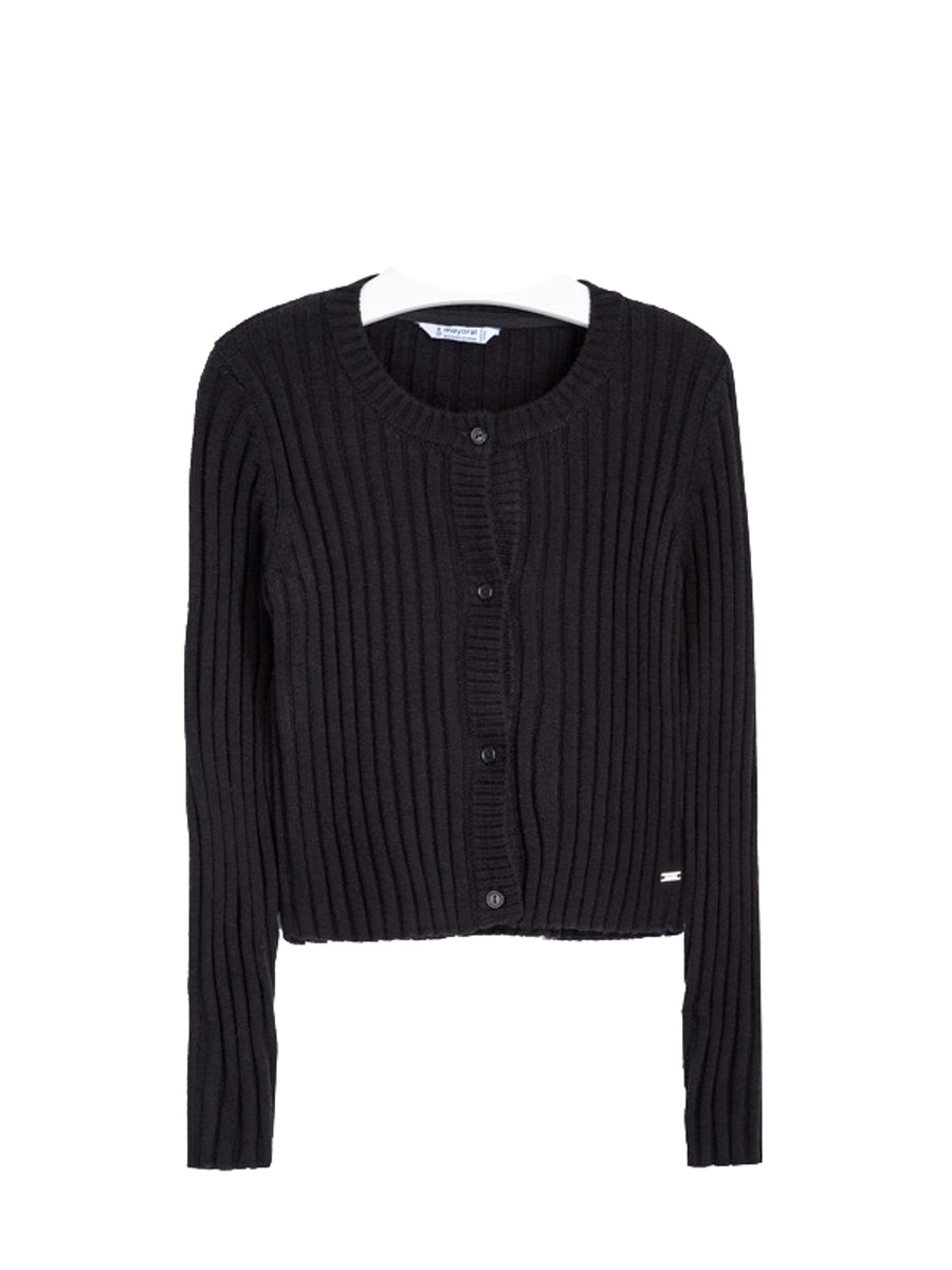 Casaco tricot Preto      (Preto)  para Menina - Mayoral