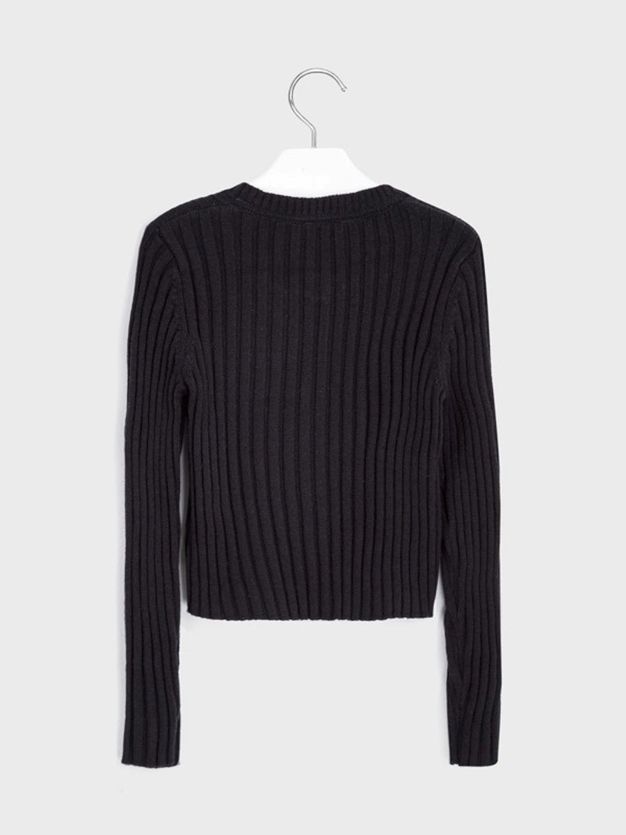 Casaco tricot Preto      (Preto)  para Menina - Mayoral