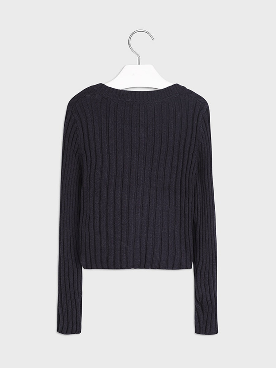 Casaco tricot Marinho    (Marinho)  para Menina - Mayoral