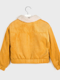 Blusão bombazina borreguito Mostarda   (Amarelo Ocre)  para Menina - Mayoral