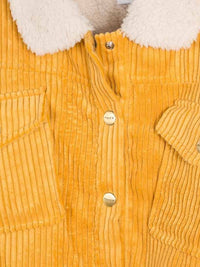 Blusão bombazina borreguito Mostarda   (Amarelo Ocre)  para Menina - Mayoral