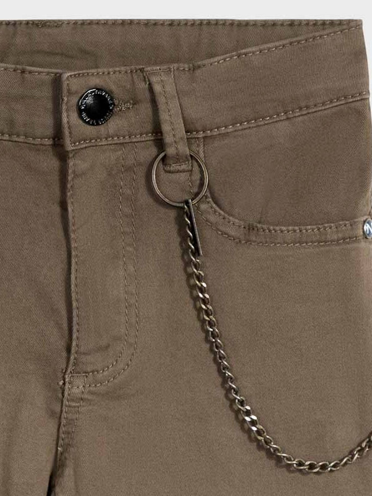 Calça denim cor skinny Trufa      (Castanho Escuro)  para Menino - Mayoral