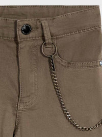Calça denim cor skinny Trufa      (Castanho Escuro)  para Menino - Mayoral