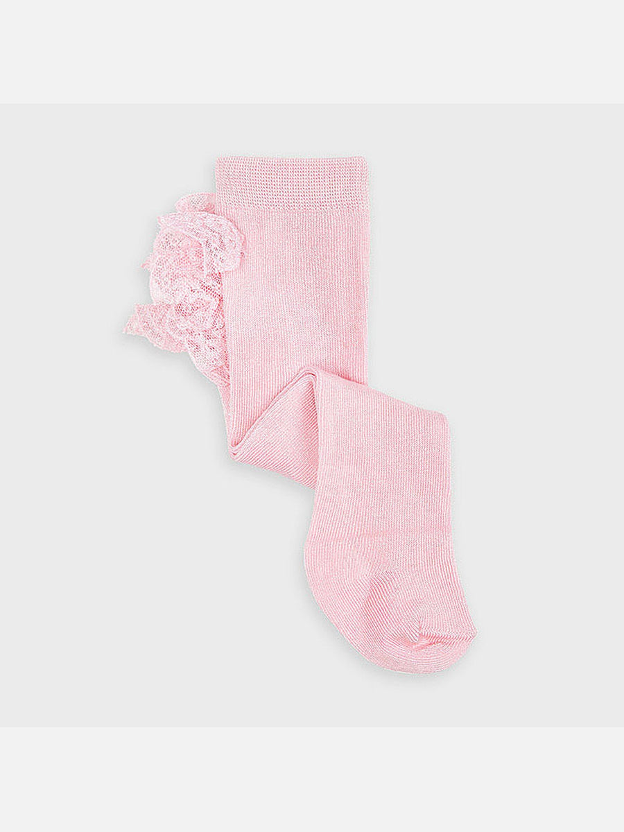 Meia calça Rosa baby  (Rosa Bébé)  para Bebé Menina - Mayoral