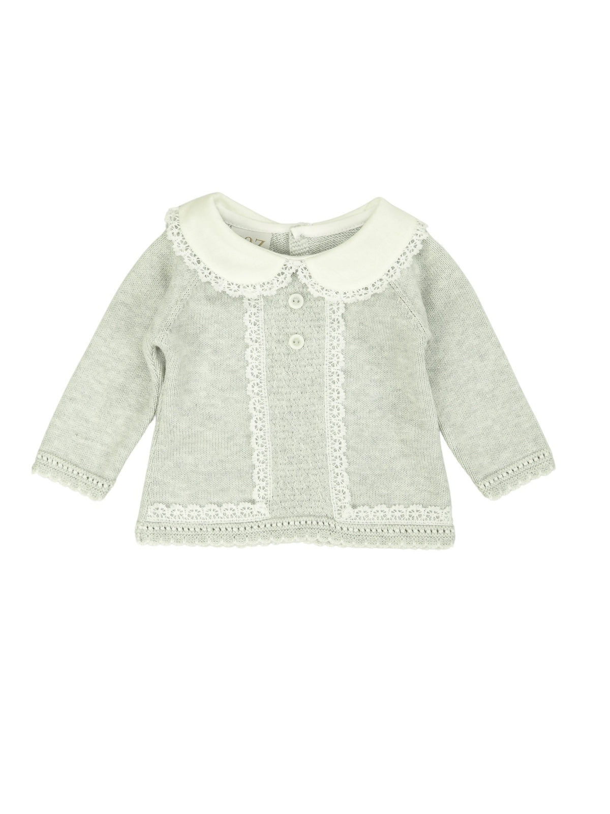 Conjunto Cinza para Bebé Menina - Paz Rodriguez