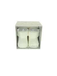 Patucos Branco para Bebé Menino - Falke