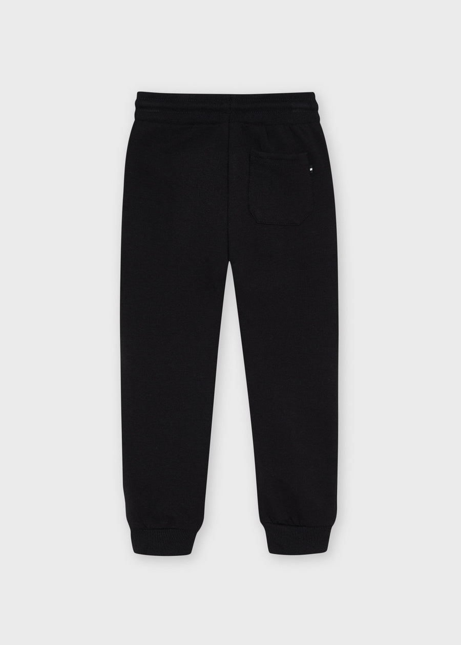 Calça felpa básica punhos Preto (Preto)  para Bebé Menino - Mayoral