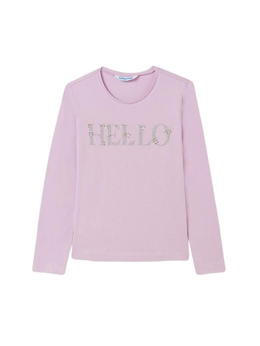 Camiseta básica bebé Lilás (Lilás)  para Menina - Mayoral