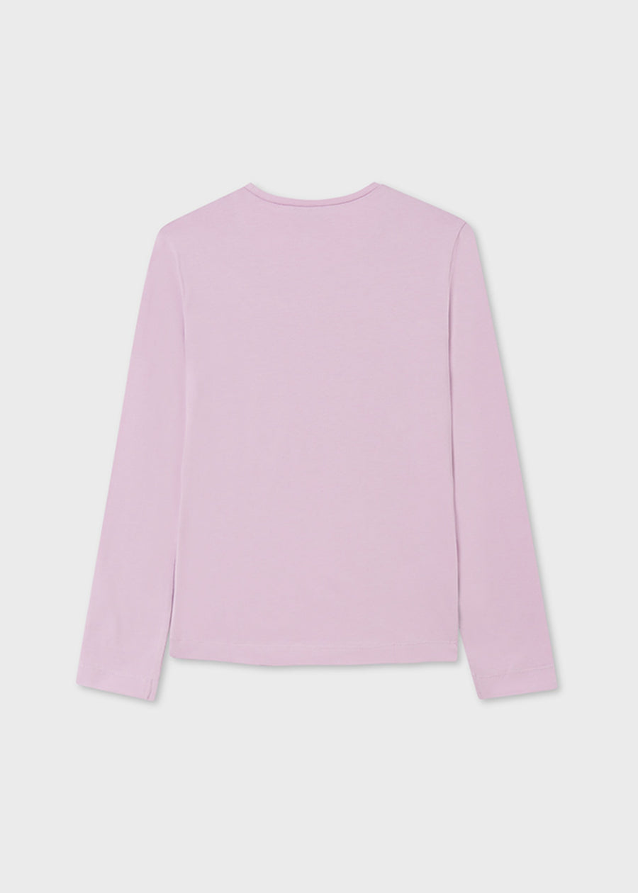 Camiseta básica bebé Lilás (Lilás)  para Menina - Mayoral