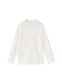 Camisola tricot Crú (Creme / Pérola)  para Bebé Menina - Mayoral