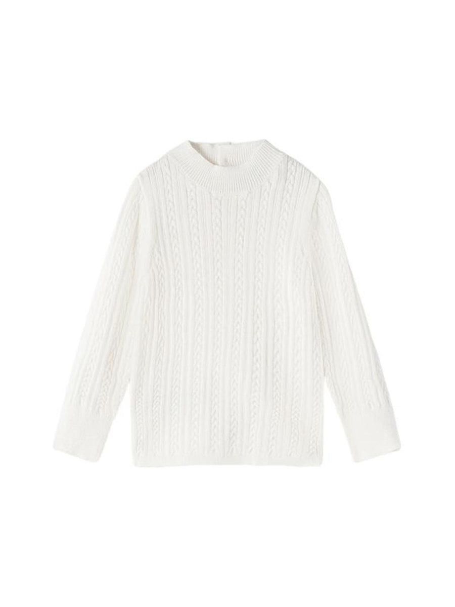 Camisola tricot Crú (Creme / Pérola)  para Bebé Menina - Mayoral