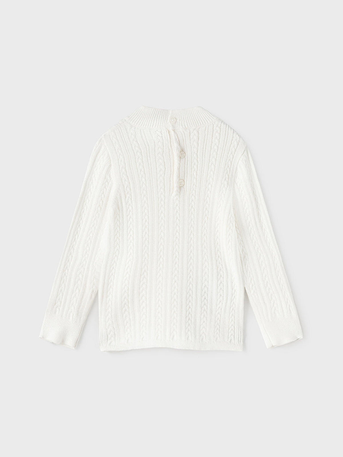 Camisola tricot Crú (Creme / Pérola)  para Bebé Menina - Mayoral