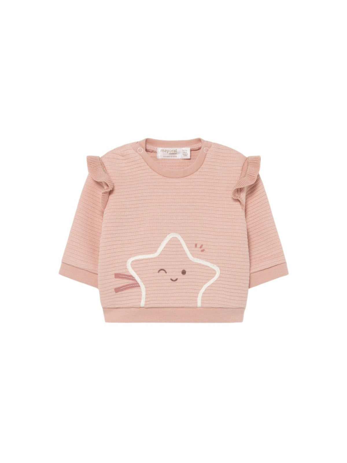 Sweat acolchoada Maquilhage (Rosa Bébé)  para Bebé Menina - Mayoral