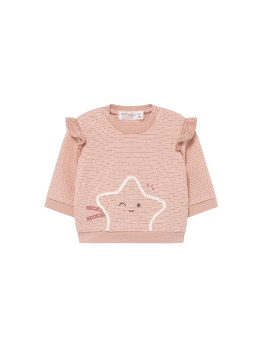 Sweat acolchoada Maquilhage (Rosa Bébé)  para Bebé Menina - Mayoral
