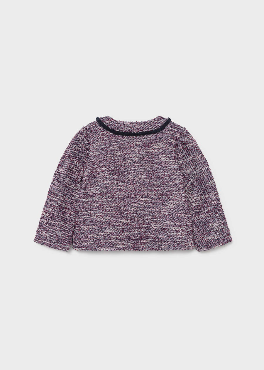 Jaqueta Framboesa (Vermelho Escuro)  para Bebé Menina - Mayoral