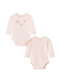 Set 2 bodys Rosa baby (Rosa Bébé)  para Bebé Menina - Mayoral
