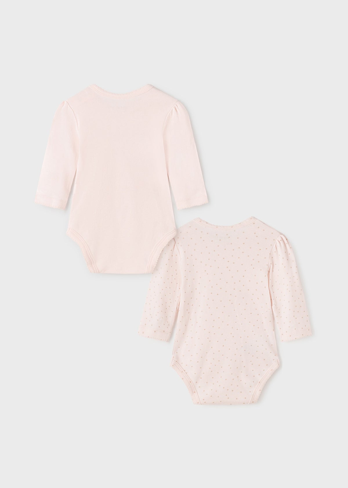 Set 2 bodys Rosa baby (Rosa Bébé)  para Bebé Menina - Mayoral