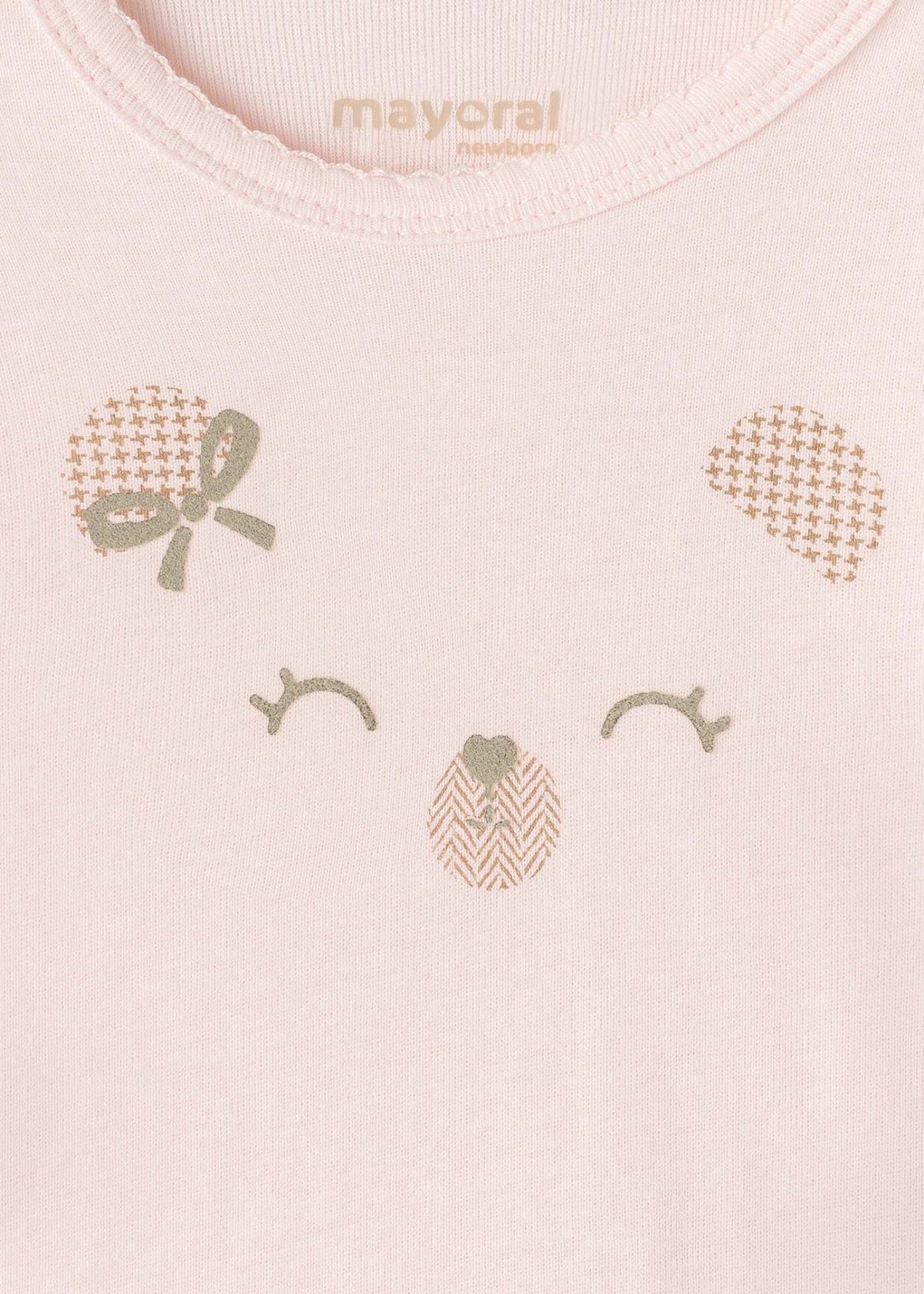 Set 2 bodys Rosa baby (Rosa Bébé)  para Bebé Menina - Mayoral