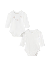 Set 2 bodys Branco (Branco)  para Bebé Menina - Mayoral